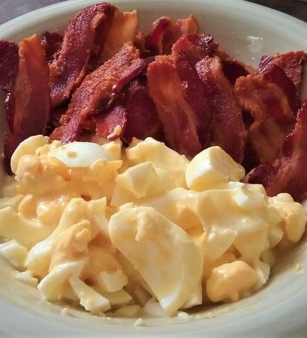 bacon and egg salad